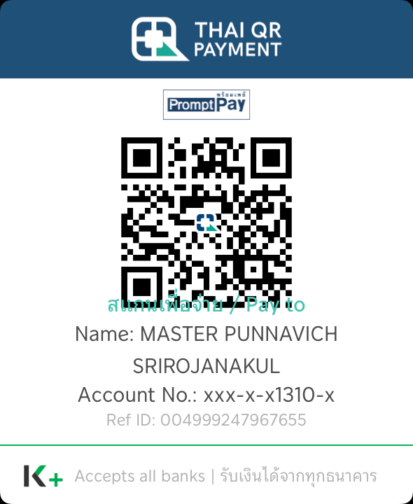 PromptPay QR code